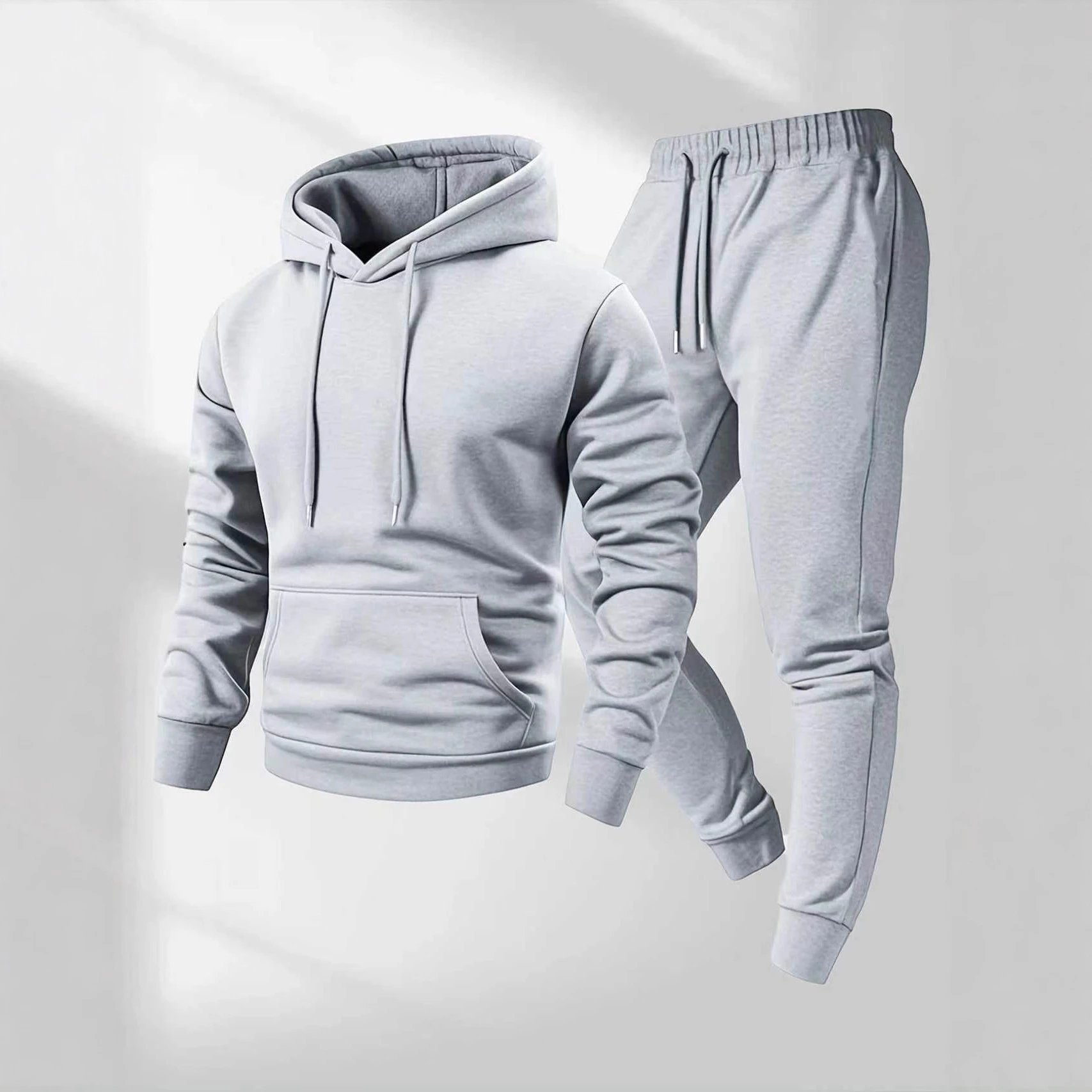 Unbranded Tracksuits Hooded Pullover and Jogger Set image 2