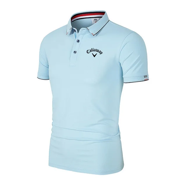 Callaway Shirts Short-Sleeve Polo Shirt with Contrast-Trim Collar product detail image 10