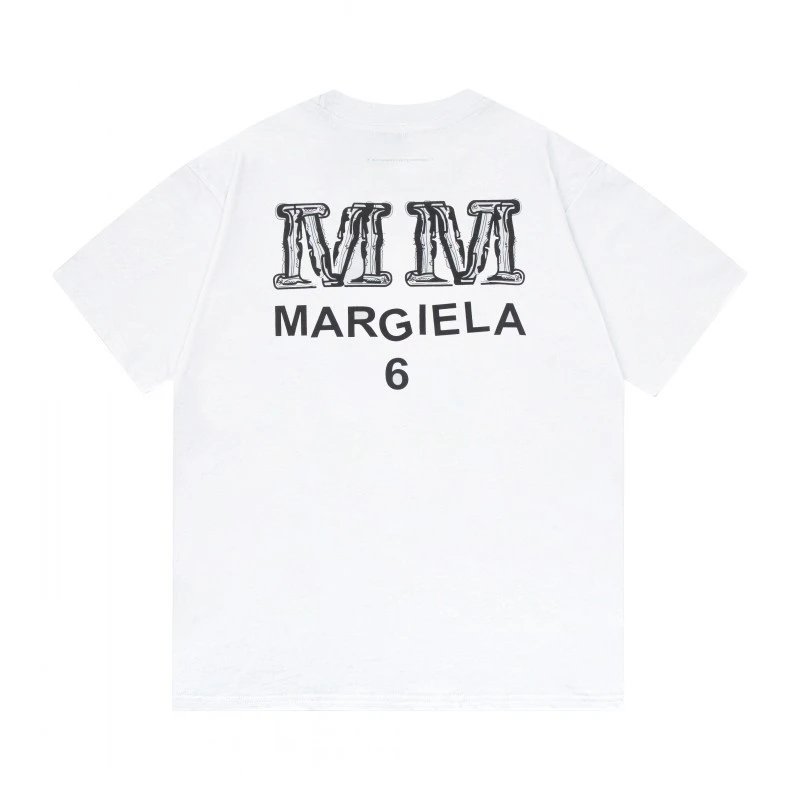 Maison Margiela Multiple graphic T-shirt designs — M615 White