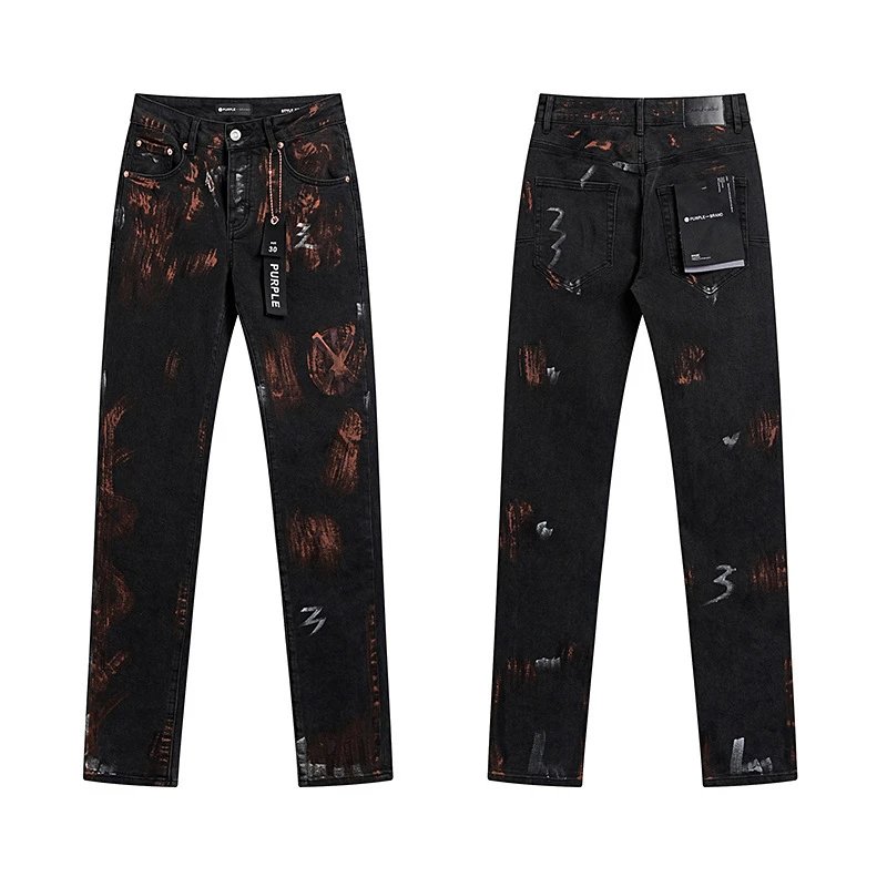 Purple Brand Jeans Printed and distressed denim — PU7001