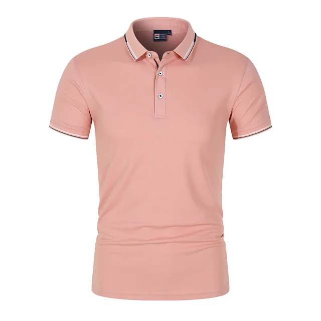 Hanyi T-Shirts Short-Sleeve Polo with Tipped Collar product detail image 7