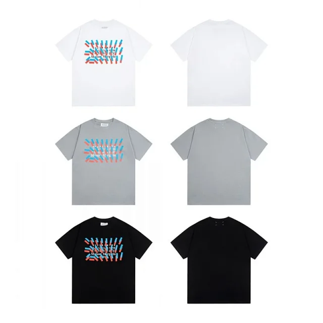 Maison Margiela Multiple graphic T-shirt designs product detail image 26