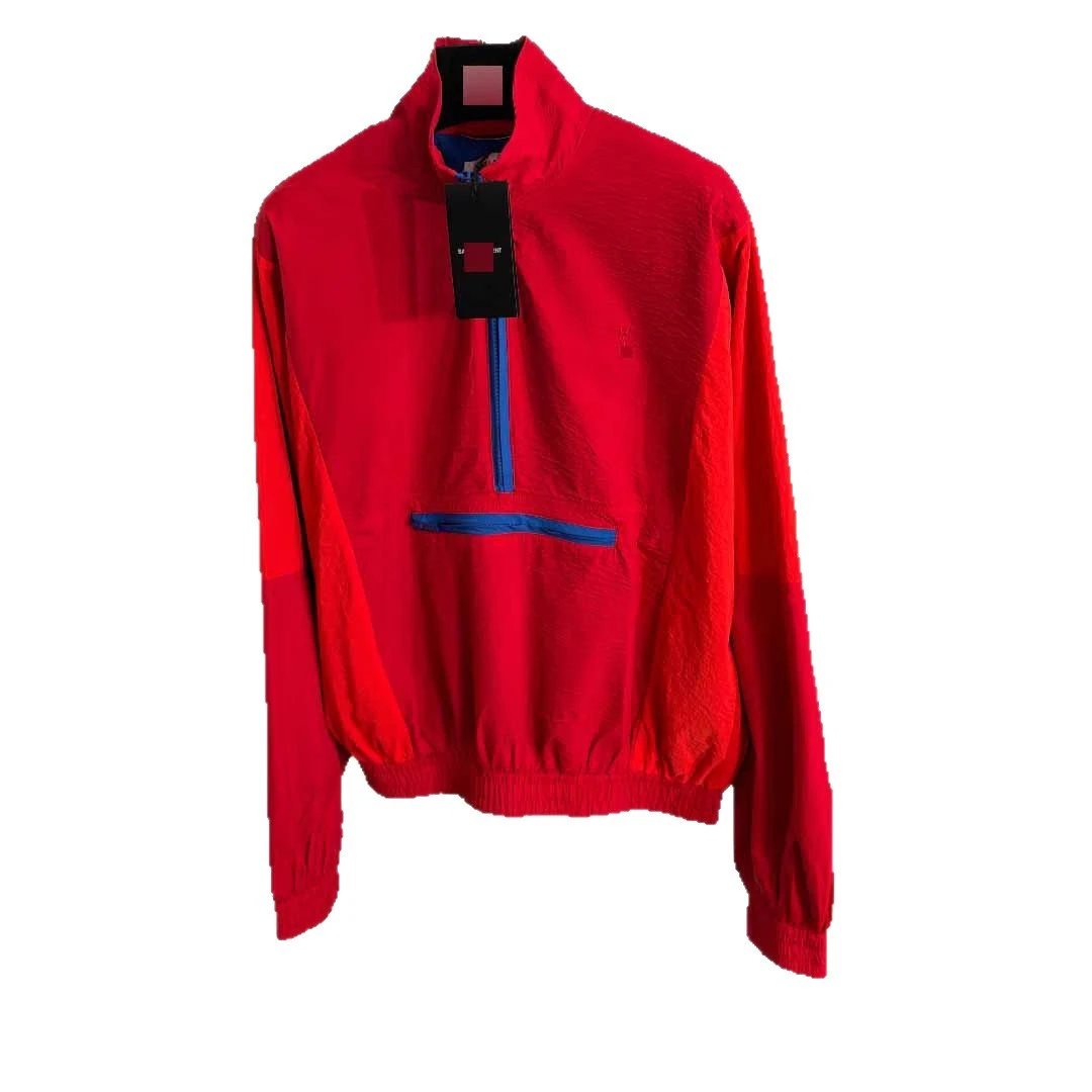 Unbranded Jackets Half-Zip Pullover Jacket with Stand Collar and Front Zip Pocket image 5