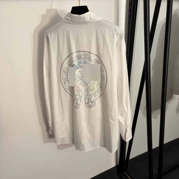 Chrome Hearts Embroidered Shirt Brown - 5
