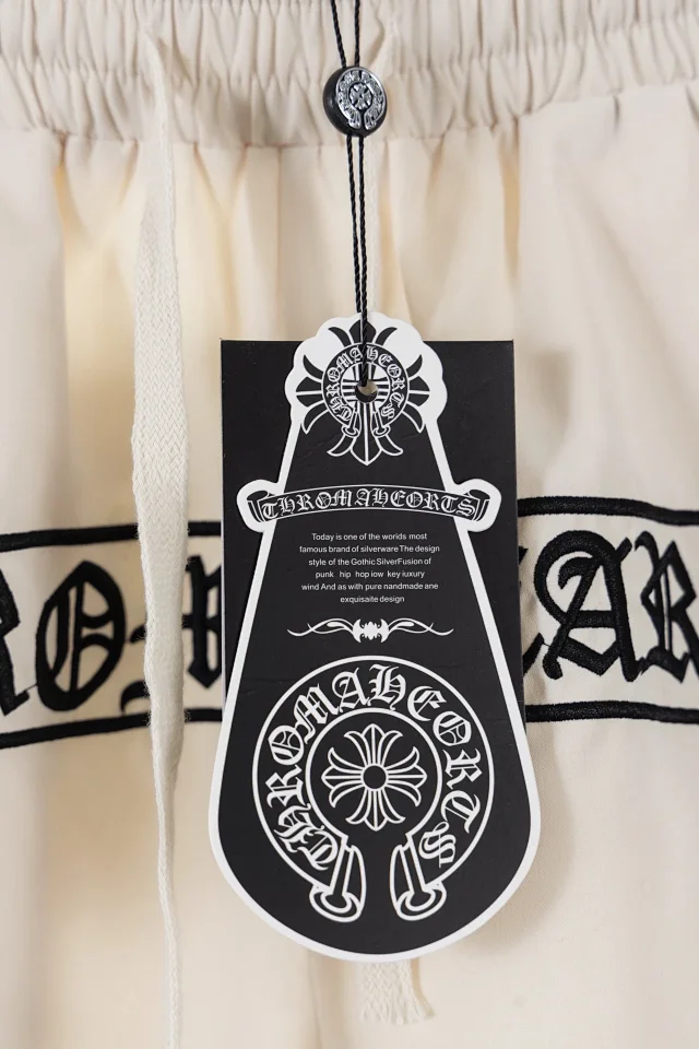 Chrome Hearts Shorts Logo Embroidered Drawstring with Cross Motif product detail image 21