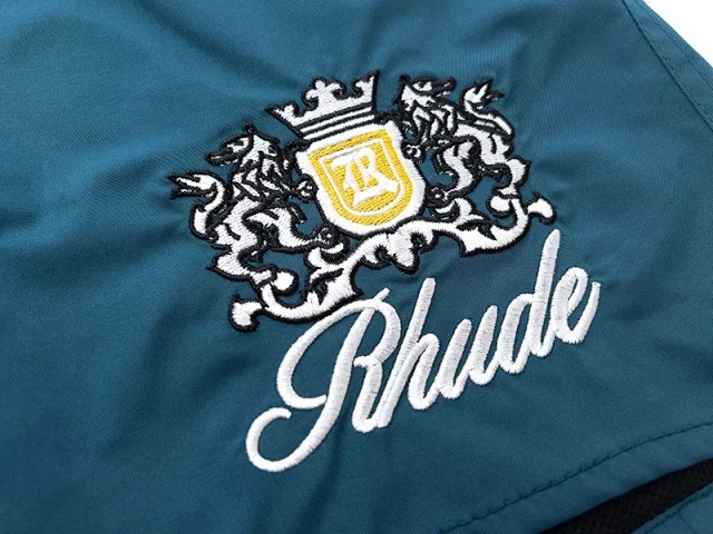 Rhude Shorts Crest Logo Drawstring product detail image 15