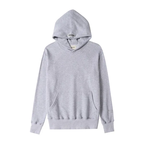 Fear of God Essentials Reflective Logo White Hoodie - 11