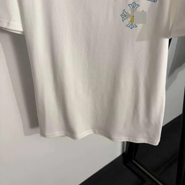 Chrome Hearts Embroidered Cross Pocket T-Shirt White - 6