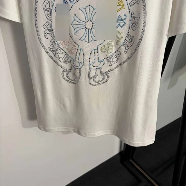 Chrome Hearts T-Shirts Short-Sleeve Cross Graphic T-Shirt product detail image 7