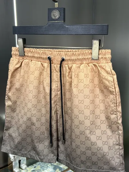 Gucci GG Monogram Print Swim Shorts Lime Green - 17