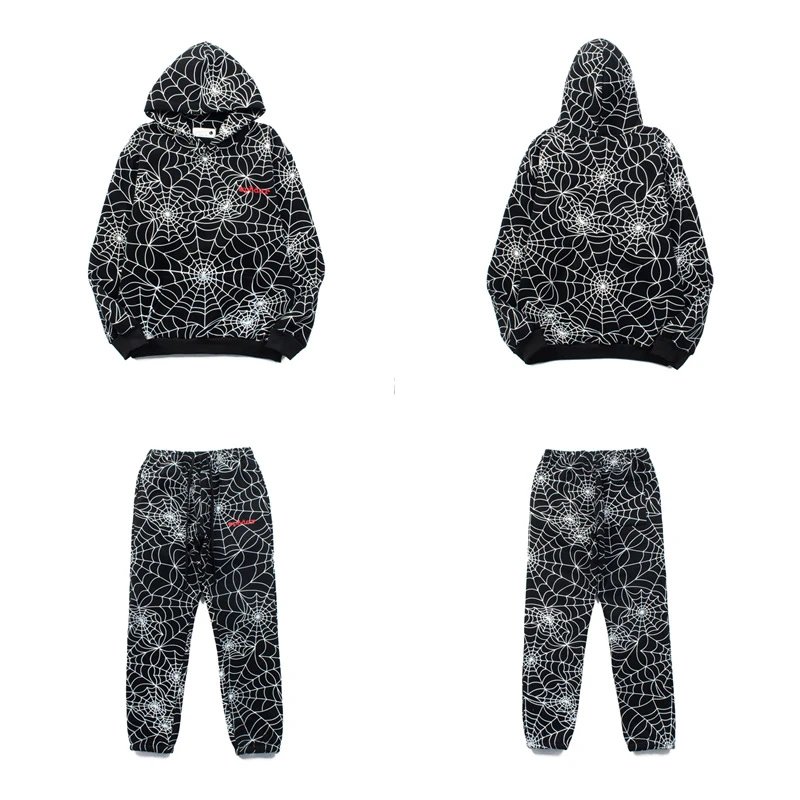 Spiderweb Print Blac
