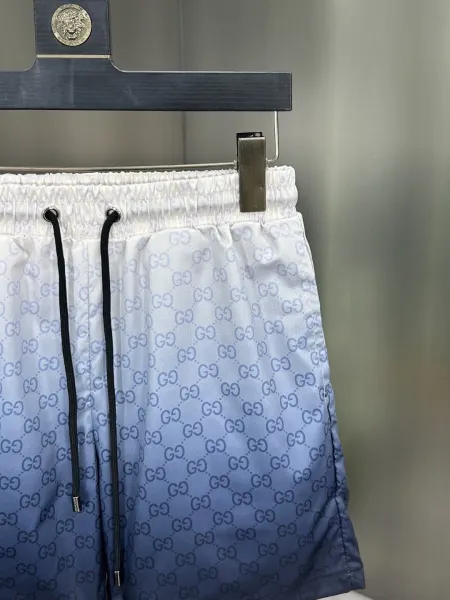 Gucci GG Monogram Print Swim Shorts Lime Green - 49