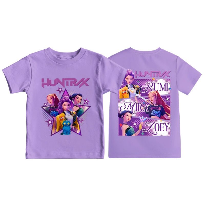 Unbranded T-Shirts Children's short-sleeve K-pop character graphic print image 5