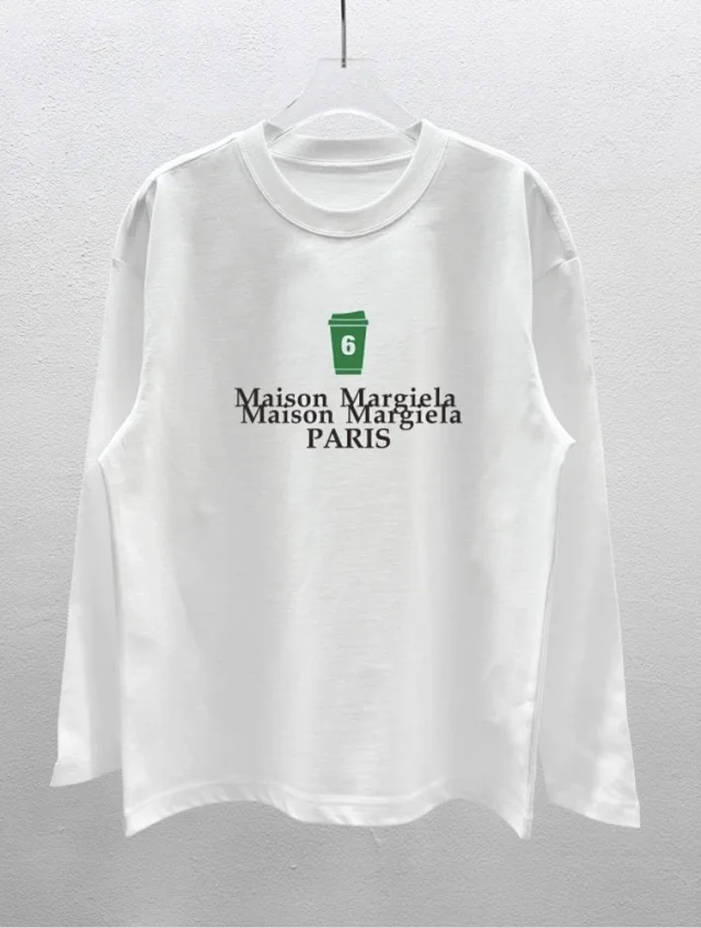 Maison Margiela T-Shirts Long-Sleeve Graphic T-Shirt product detail image 44