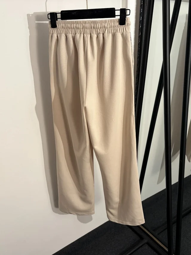Unbranded Tracksuits Short-sleeve zip-up stand-collar set with contrast trim product detail image 6