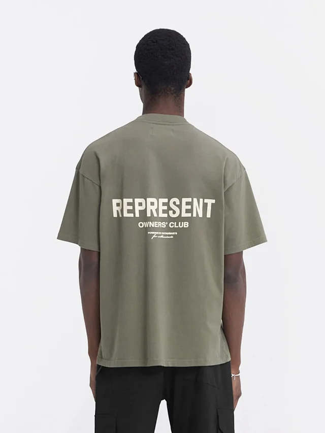 Represent T-Shirts Owners' Club Logo Print Oversized T-Shirt product detail image 34