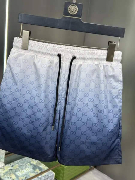 Gucci GG Monogram Print Swim Shorts Lime Green - 47