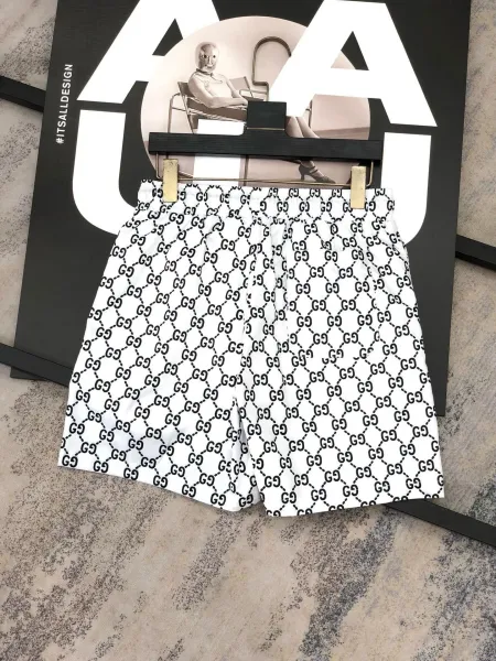 Gucci GG Marmont Print Drawstring Shorts White - 10