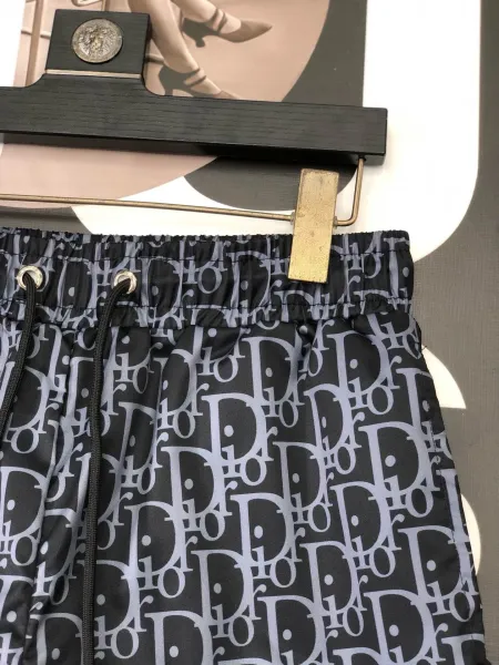 Dior Oblique Print Blue and White Shorts - 38