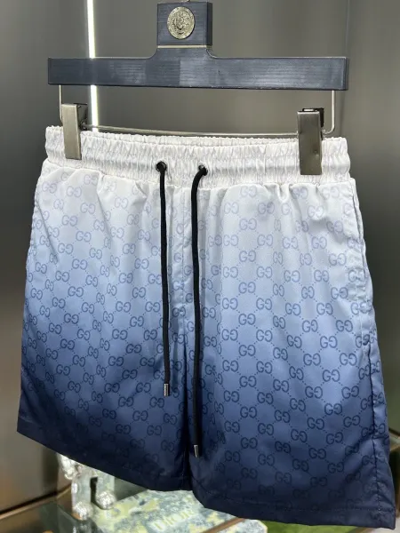 Gucci GG Monogram Print Swim Shorts Lime Green - 52