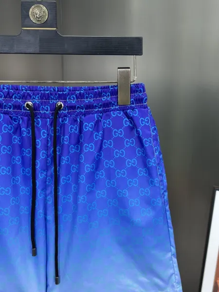 Gucci GG Monogram Print Swim Shorts Lime Green - 56