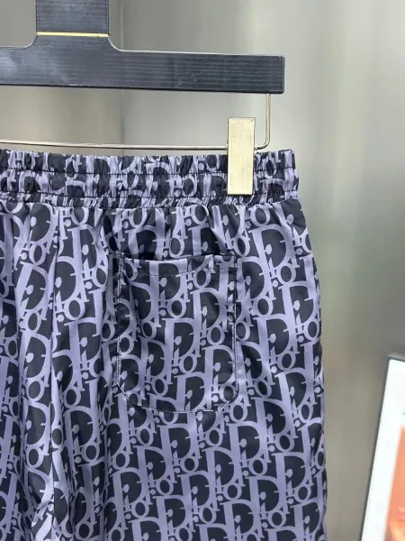 Dior Oblique Print Swim Shorts White / Black - 22