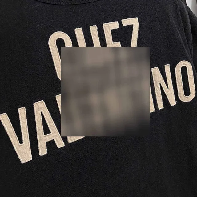 Valentino T-Shirts Short-Sleeve Letter-Print T-Shirt product detail image 8