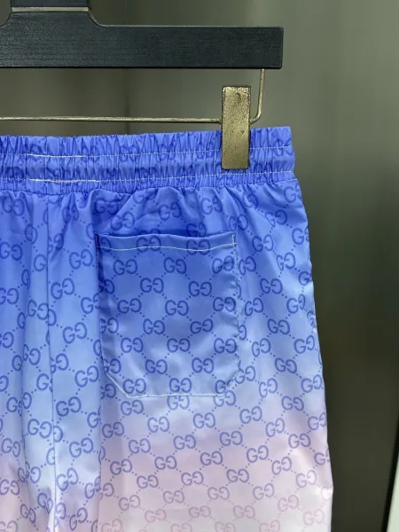 Gucci GG Monogram Print Swim Shorts Lime Green - 85