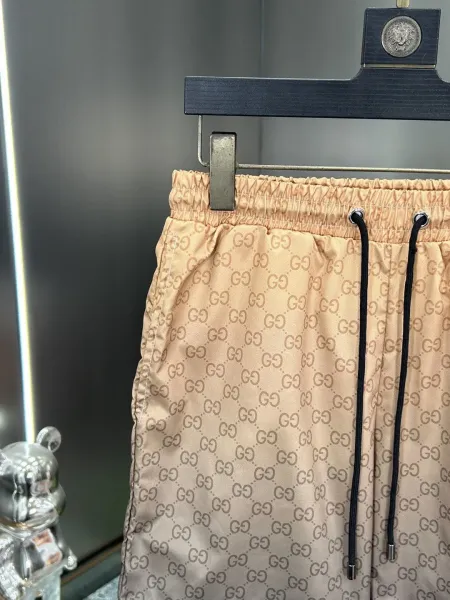 Gucci GG Monogram Print Swim Shorts Lime Green - 16
