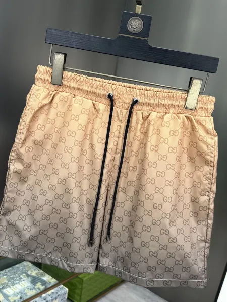 Gucci GG Monogram Print Swim Shorts Lime Green - 19