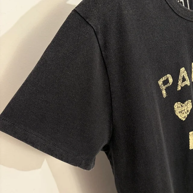 Valentino T-Shirts Short-Sleeve Letter-Print T-Shirt product detail image 6