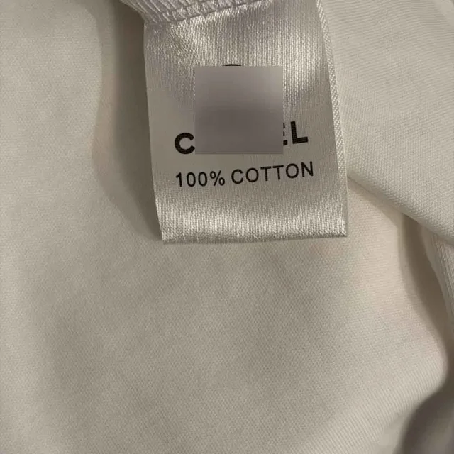 Chanel T-Shirts Short-Sleeve Chain Charm Collar T-Shirt product detail image 10