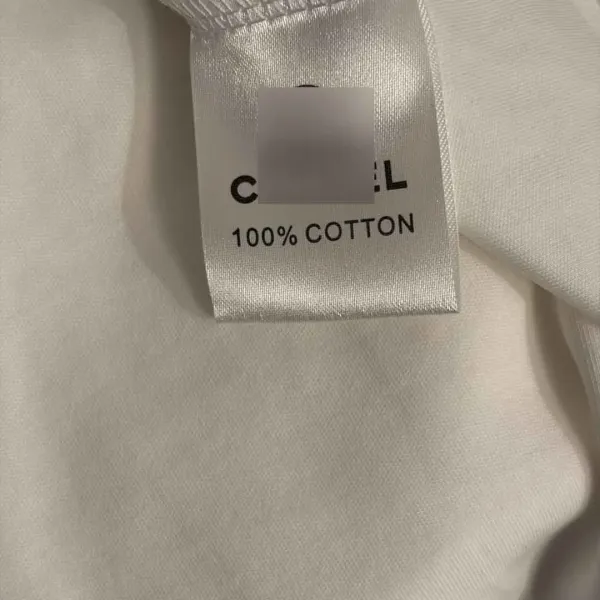 Chanel Embellished Chain-Trim T-Shirt White - 11