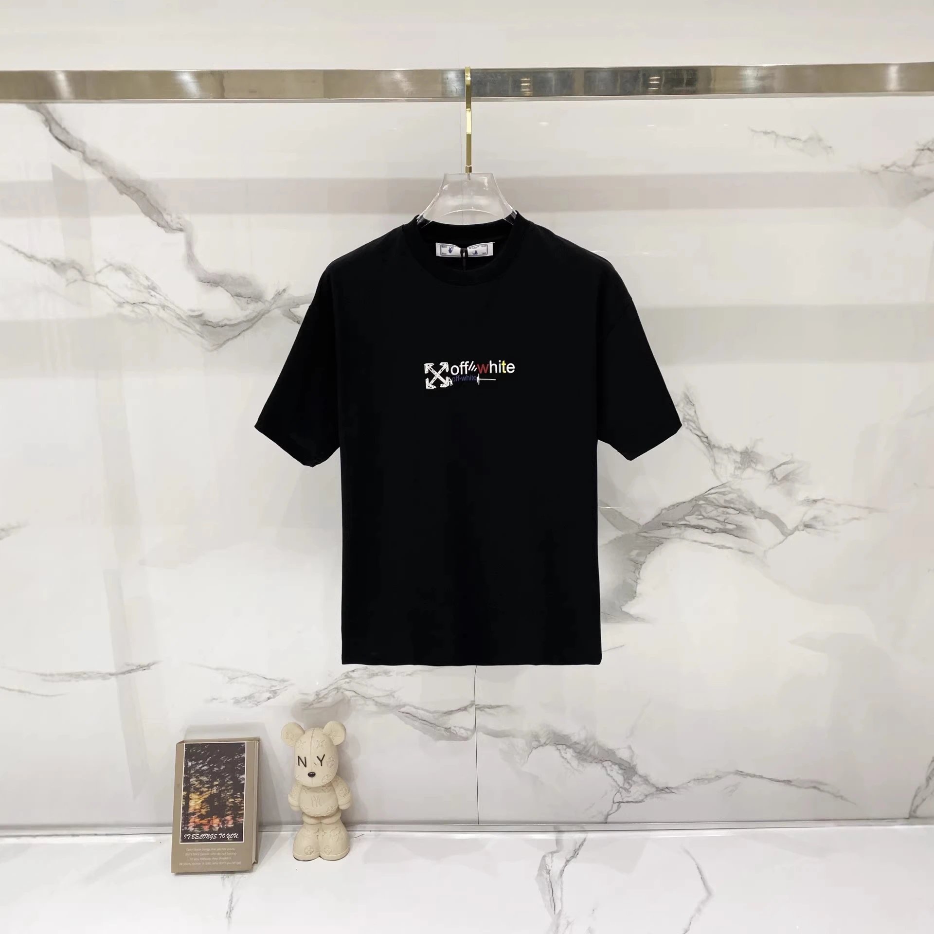 Off-White T-Shirts Short-Sleeve Logo Print image 5