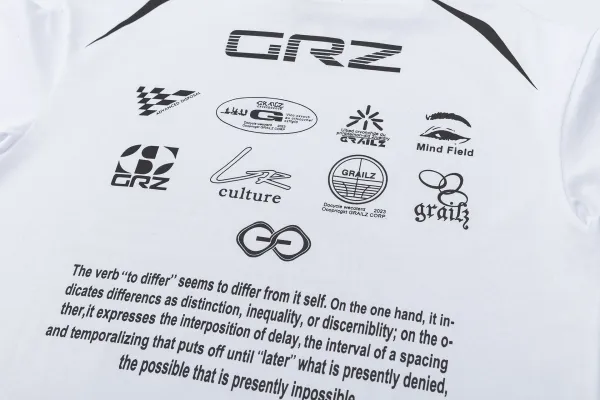 GRA Collage Print White T-Shirt - 28