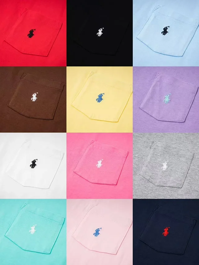 Polo Ralph Lauren T-Shirts Crew Neck Pocket T-Shirt with Pony Embroidery product detail image 2