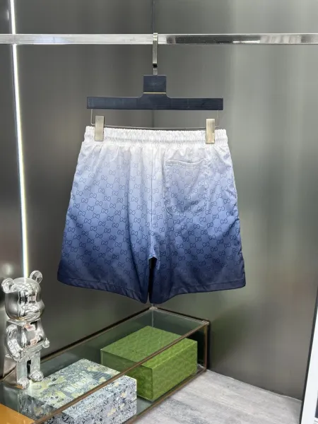 Gucci GG Monogram Print Swim Shorts Lime Green - 46