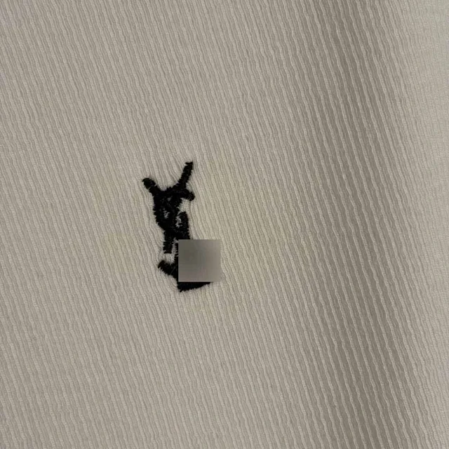 Saint Laurent Vests Ribbed Logo-Embroidered Tank Top product detail image 6