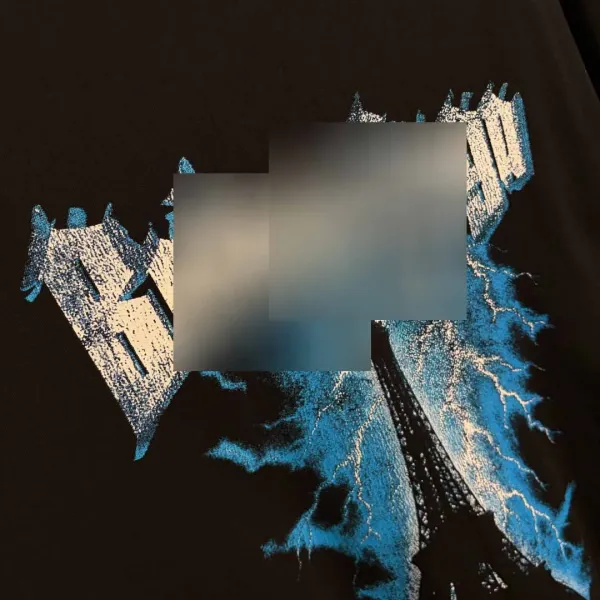 Alexander Wang Crystal Cube Graphic T-Shirt Black - 9