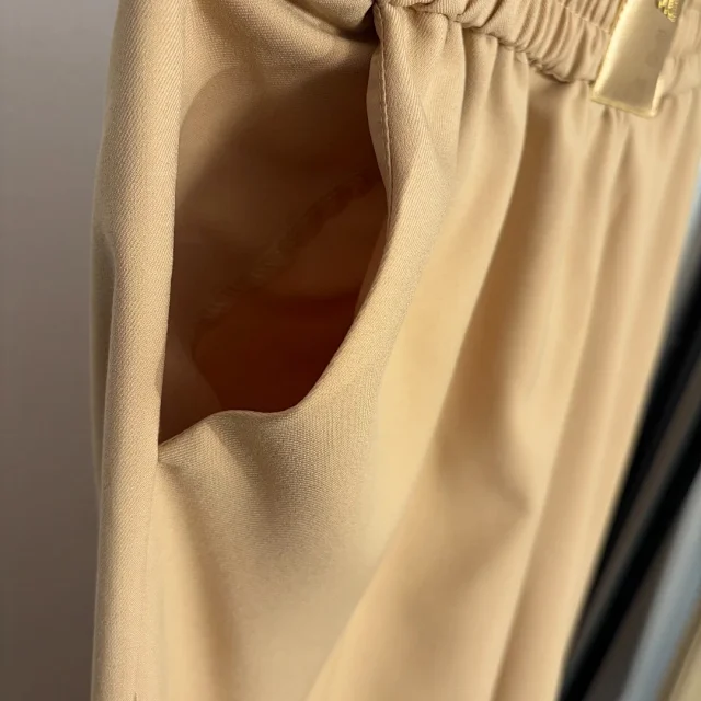 Celine Trousers Elastic-Waist Wide-Leg product detail image 7