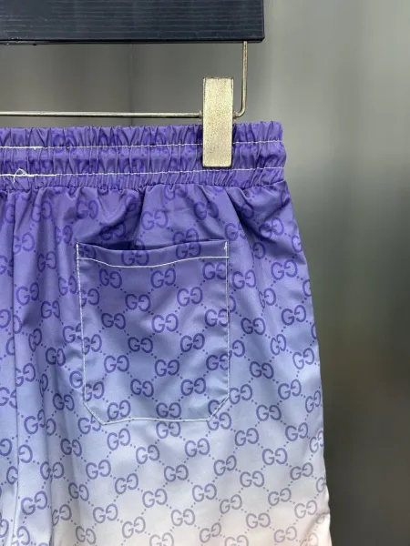 Gucci GG Monogram Print Swim Shorts Lime Green - 64