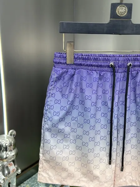 Gucci GG Monogram Print Swim Shorts Lime Green - 66