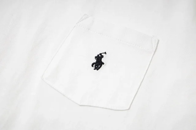 Polo Ralph Lauren T-Shirts Crew Neck Pocket T-Shirt with Pony Embroidery product detail image 6