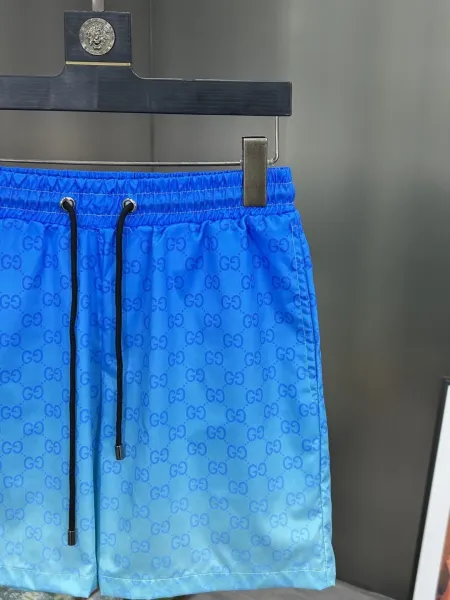 Gucci GG Monogram Print Swim Shorts Lime Green - 73