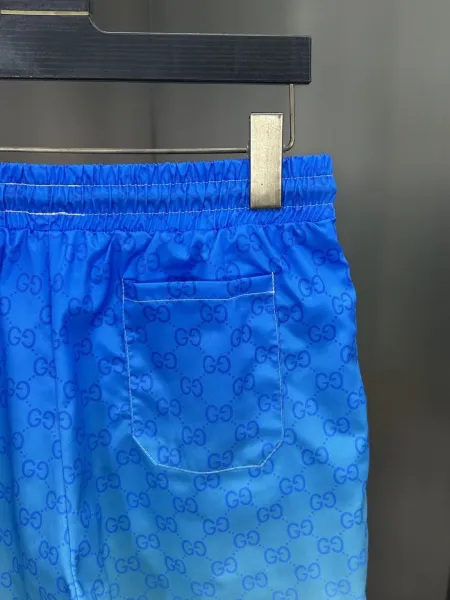 Gucci GG Monogram Print Swim Shorts Lime Green - 76
