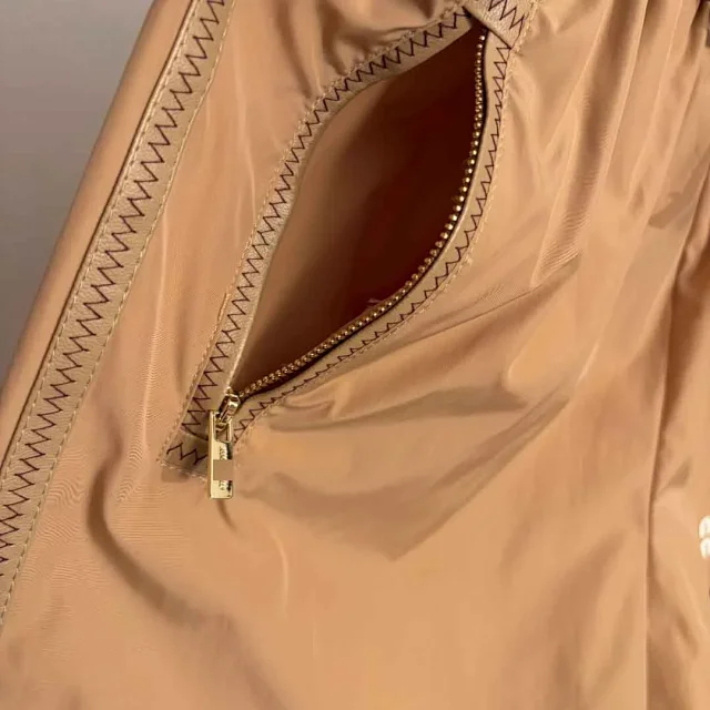 Miu Shorts Nylon with elastic drawstring waist and zip pockets product detail image 7
