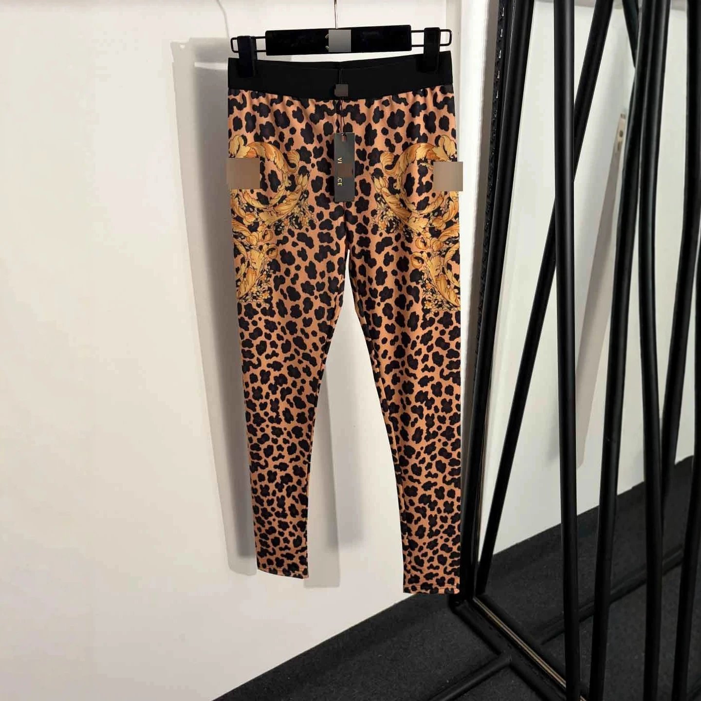 Versace Jeans Couture Trousers Slim-Fit Baroque and Leopard Print Leggings image 2