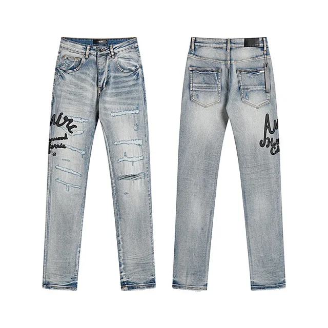 Purple Brand Jeans Printed and distressed denim product detail image 33