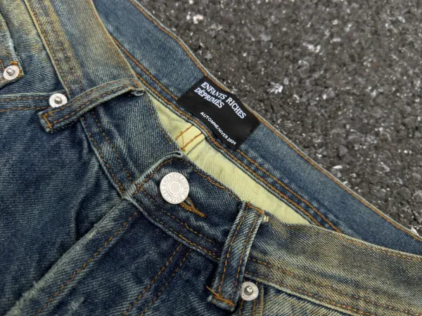Denim Tears Patchwork Straight-Leg Distressed Jeans - 14