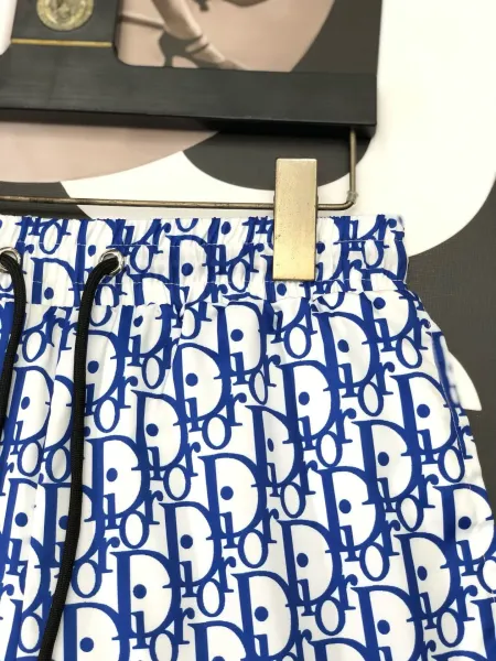 Dior Oblique Print Blue and White Shorts - 22